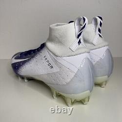 Nike Vapor Untouchable Pro 3 Purple White Football Cleats Mens Sizes AO3021-155