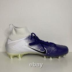 Nike Vapor Untouchable Pro 3 Purple White Football Cleats Mens Sizes AO3021-155