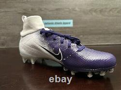 Nike Vapor Untouchable Pro 3 Purple White Football Cleats Size 9.5 AO3021-155