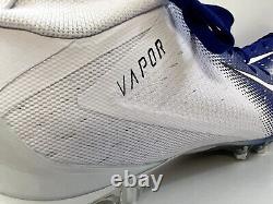 Nike Vapor Untouchable Pro 3 Royal Blue Football Cleats Mens 12.5 AO3021-145