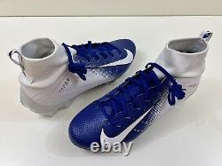 Nike Vapor Untouchable Pro 3 Royal Blue Football Cleats Mens Size 12 AO3021-145