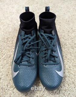 Nike Vapor Untouchable Pro 3 Size 10.5 Cleats EAGLES Green Black AO3021-003