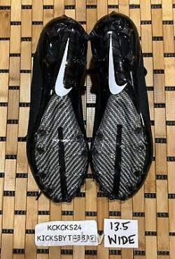 Nike Vapor Untouchable Pro 3 TD Cleats Black AQ8786-010 Mens size 13.5 WIDE