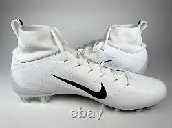 Nike Vapor Untouchable Pro 3 White Black AQ8786-101 Men's Football Cleats Sz 15