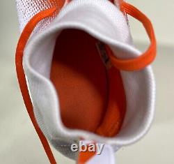 Nike Vapor Untouchable Pro 3 White Orange Cleats (AO3021-118) Men's Size 11.5