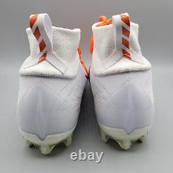 Nike Vapor Untouchable Pro 3 White Orange Football Cleats Men Size 11 AO3021-118