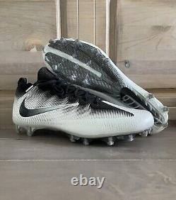 Nike Vapor Untouchable Pro Football Cleats Men's Size 15 Black White Silver