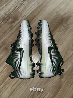 Nike Vapor Untouchable Pro Low Football Cleats Forest Green/ White SZ 10