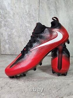 Nike Vapor Untouchable Pro PF Mens Football Cleats Size 13 Red Black 839924-602