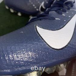Nike Vapor Untouchable Pro TD 3 Football Cleats White Blue Size 16 AO3021-102