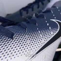 Nike Vapor Untouchable Pro TD 3 Football Cleats White Blue Size 16 AO3021