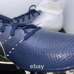 Nike Vapor Untouchable Pro TD 3 Football Cleats White Blue Size 16 AO3021
