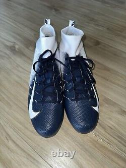 Nike Vapor Untouchable Pro TD 3 White Navy Sz 12 Football Cleats