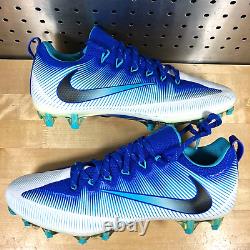 Nike Vapor Untouchable Pro TD Football Cleats Mens Sz 11 BLUE 833385-400 Rare