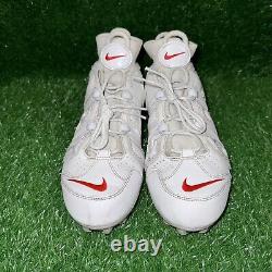 Nike Vapor Untouchable Pro Uptempo OBJ Odell White Football Cleats Size 10 Used