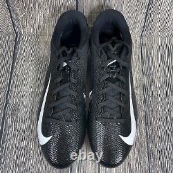 Nike Vapor Untouchable Speed 3 Black/White Football Cleats Mens AO3035-010