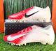 Nike Vapor Untouchable Speed 3 Mens Football Cleats White Red 917166-106 Size 13