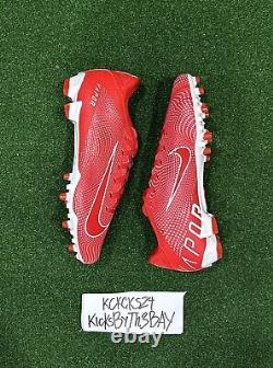 Nike Vapor Untouchable Speed 3 TD Football Cleats Red 917166 600 Mens size 10.5