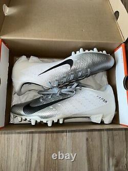 Nike Vapor Untouchable Speed 3 TD Men's Football Cleats White/Metallic Size 13