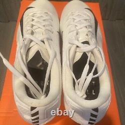Nike Vapor Untouchable Speed 3 TD-P Men's Football Cleats 10.5 White Black Logo
