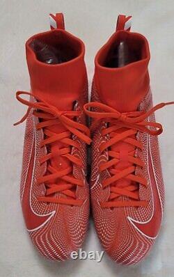 RARE Nike Vapor Untouchable 3 Pro Mens Football Cleats Orange 917165-800 Sz 10.5