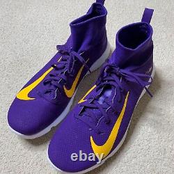 Rare Team Issued Nike Vapor Untouchable LSU Tigers Turf Shoes Men's Size 11