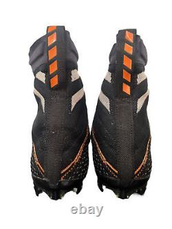 Size 14 Nike Vapor Untouchable 3 Elite Football Cleats Black/Orange AO3006-081