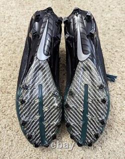 Chaussures à crampons Nike Vapor Untouchable Pro 3 taille 10,5 vertes et noires EAGLES AO3021-003