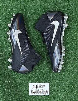 Chaussures de football Nike Vapor Untouchable 2 à crampons noirs 824470 002 pour homme, taille 11.5.