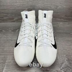 Chaussures de football Nike Vapor Untouchable 2 à crampons, taille 13,5, blanc noir, chaussures de football 924113-101.