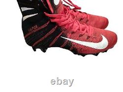 Chaussures de football Nike Vapor Untouchable 3 Elite pour homme Noir Rouge AO3006-060 Taille 10.5