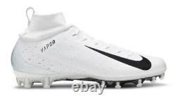 Chaussures de football Nike Vapor Untouchable 3 Pro blanches / noires AO3022-100 taille 13.5