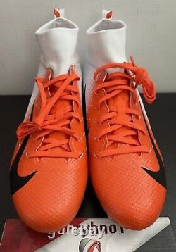 Chaussures de football Nike Vapor Untouchable Pro 3 AO3021-118 blanches pour hommes, taille 11.