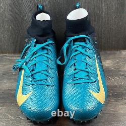 Chaussures de football Nike Vapor Untouchable Pro 3 Jaguars pour hommes, taille 11,5, bleu AO3021-012