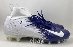 Chaussures de football Nike Vapor Untouchable Pro 3 Violet Blanc AO3021-155 Taille 10.5