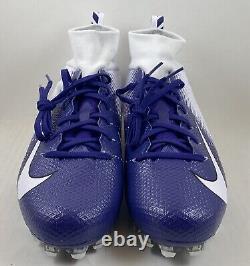 Chaussures de football Nike Vapor Untouchable Pro 3 Violet Blanc AO3021-155 Taille 10.5
