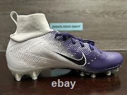 Chaussures de football Nike Vapor Untouchable Pro 3 Violet Blanc Taille 10 AO3021-155