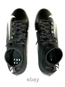 Chaussures de football Nike Vapor Untouchable Pro 3 WD P à crampons noirs AQ8786-010, taille 13,5 large