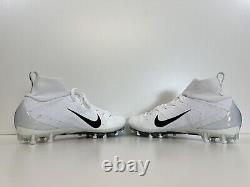 Chaussures de football Nike Vapor Untouchable Pro 3 à crampons blanches, taille 12 WIDE pour homme AQ8786-101.