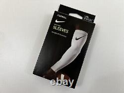 Chaussures de football Nike Vapor Untouchable Pro 3 à crampons blanches, taille 12 WIDE pour homme AQ8786-101.