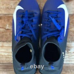 Chaussures de football Nike Vapor Untouchable Pro 3 à crampons bleus AO3021-001 Taille 10.5 pour hommes NEUVES