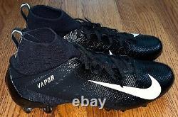 Chaussures de football Nike Vapor Untouchable Pro 3 à crampons noirs AQ8786-010 pour hommes, pointure 13, RARE, neuves.