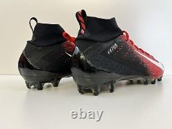 Chaussures de football Nike Vapor Untouchable Pro 3 à crampons noirs/rouges pour hommes 12.5 AO3021-060