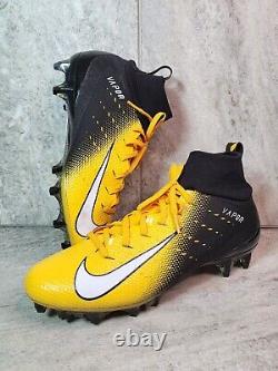 Chaussures de football Nike Vapor Untouchable Pro 3 pour hommes, taille 10,5 Jaune AO3021-008