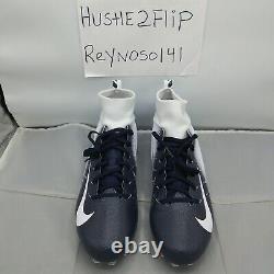 Chaussures de football Nike Vapor Untouchable Pro 3 pour hommes, taille 10, bleu marine AO3021-102