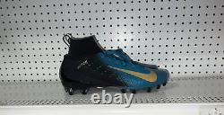Chaussures de football Nike Vapor Untouchable Pro 3 pour hommes taille 12,5 Jaguars Teal Gold