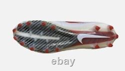 Chaussures de football Nike Vapor Untouchable Pro CF à crampons rouge et blanc, 922898-161, taille pour hommes 14.5.