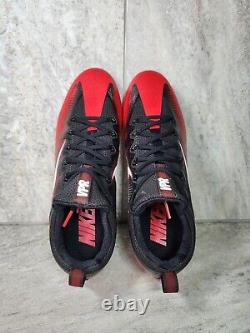 Chaussures de football Nike Vapor Untouchable Pro PF pour hommes, pointure 13, rouge et noir 839924-602