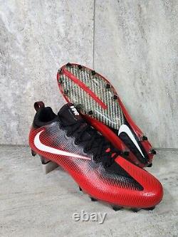 Chaussures de football Nike Vapor Untouchable Pro PF pour hommes taille 13 rouge noir 839924-602