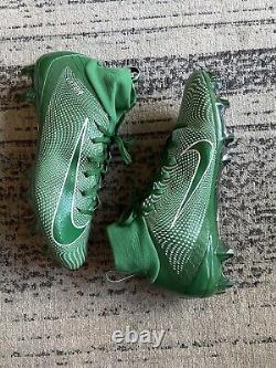 Chaussures de football à crampons Nike Vapor Untouchable Pro 3 TD pour hommes, vert, taille 12.